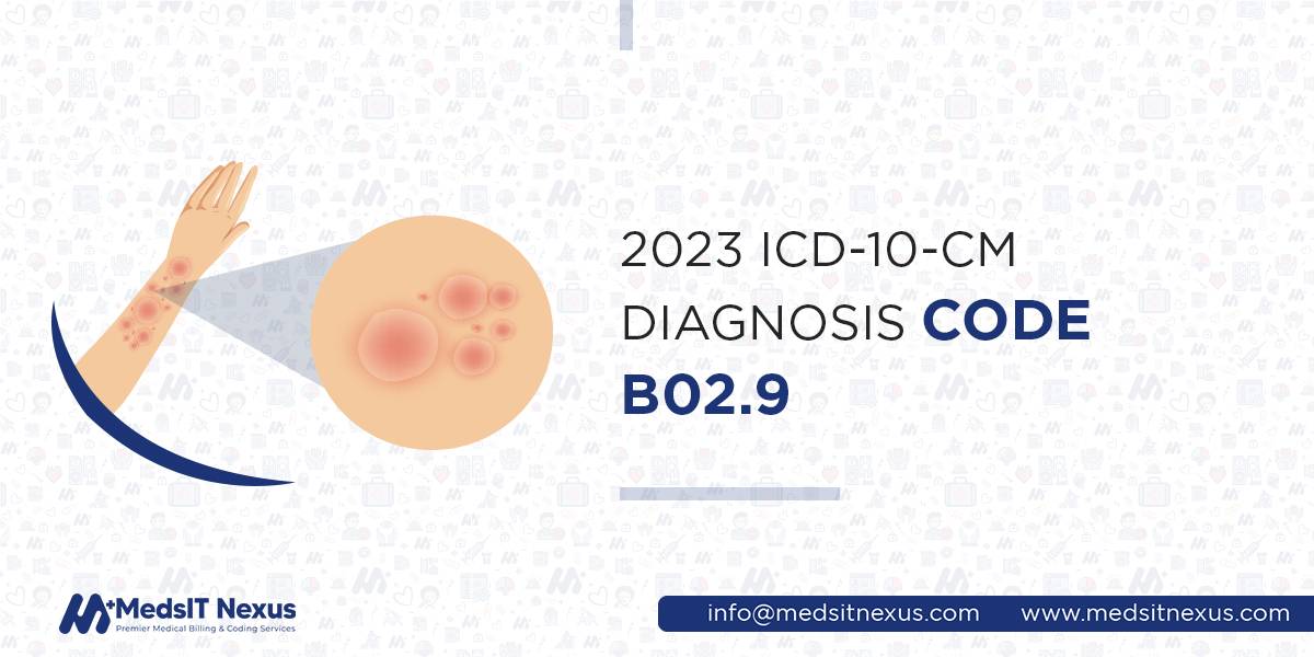 2023 ICD-10-CM Diagnosis Code B02.9