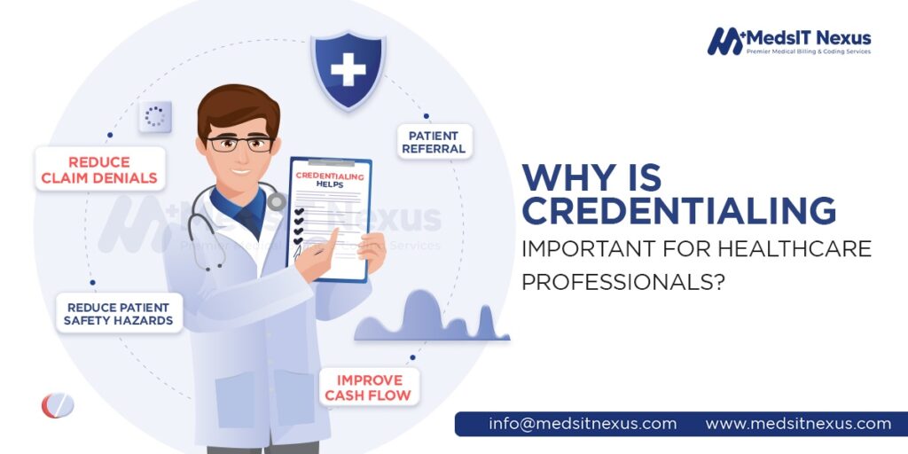 Why is credentialing important for healthcare professionals?