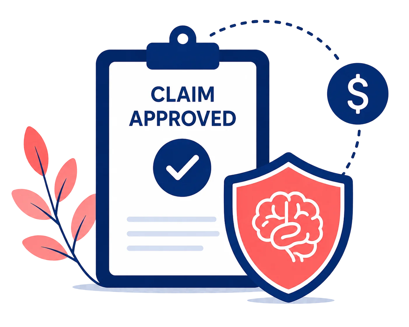 Approved DME claim with a protected payment