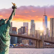 The Statue of Liberty in New York